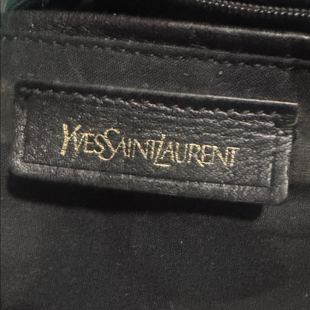 Yves Saint Laurent Shiny Black Tote - Picture 4 of 5